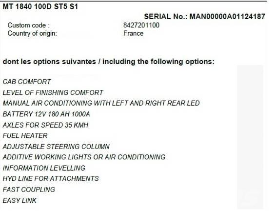 Manitou MT 1840 Teleskoplader