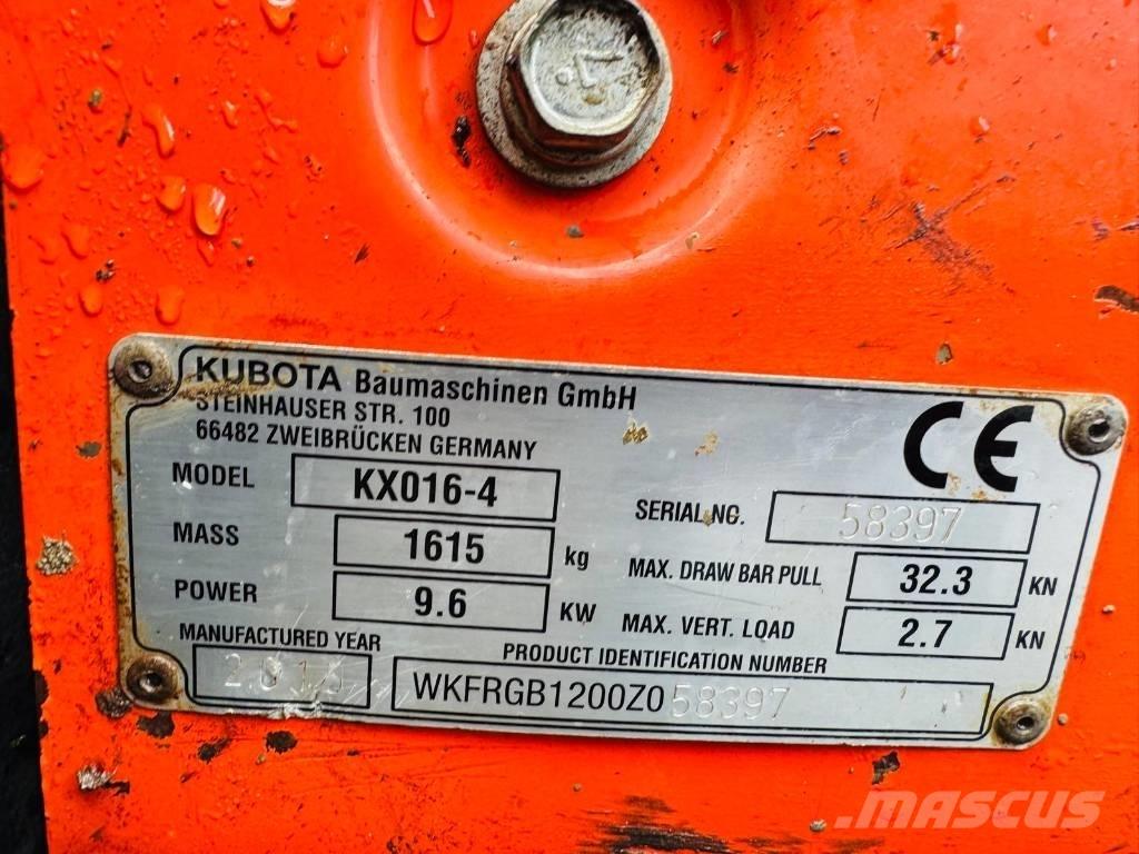Kubota KX 016-4 Minibagger < 7t