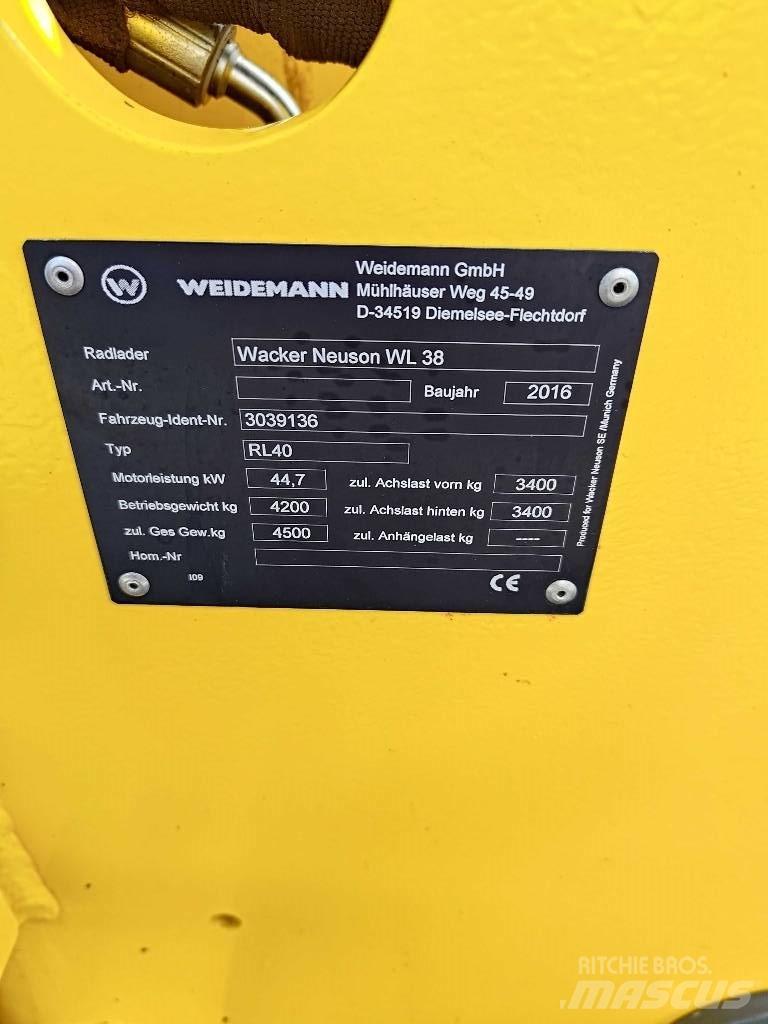 Wacker Neuson WL 38 Radlader