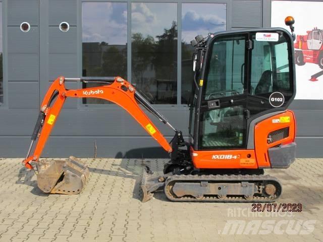 Kubota KX 018-4 Minibagger < 7t