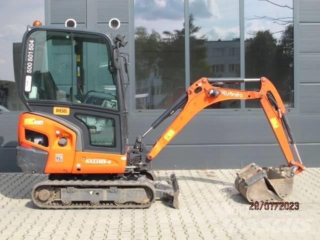Kubota KX 018-4 Minibagger < 7t