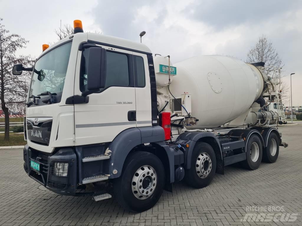 MAN 32.360 / IMER 9 m3 Betonmischer