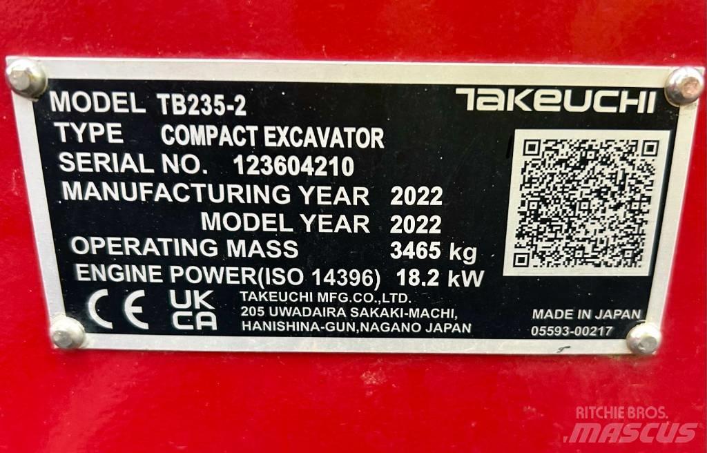 Takeuchi TB 235-2 V3 Minibagger < 7t