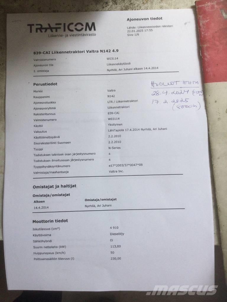 Valtra N 142 Direct Traktoren