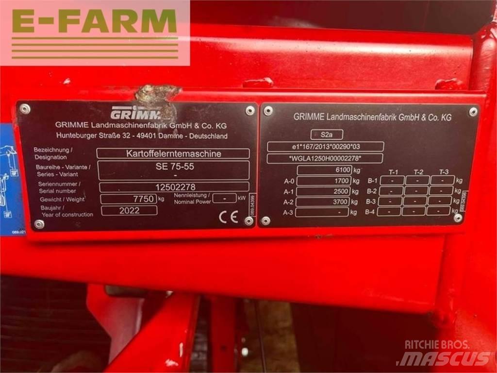 Grimme se 75-55 sb Kartoffelvollernter