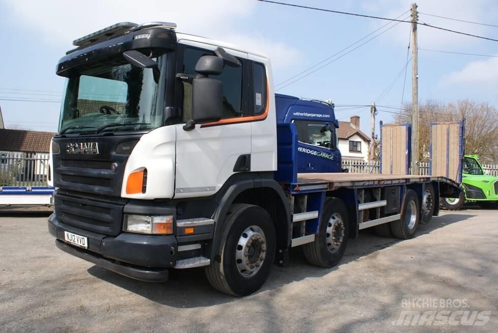 Scania P 360 CB Pritschenwagen mit Seilwinde