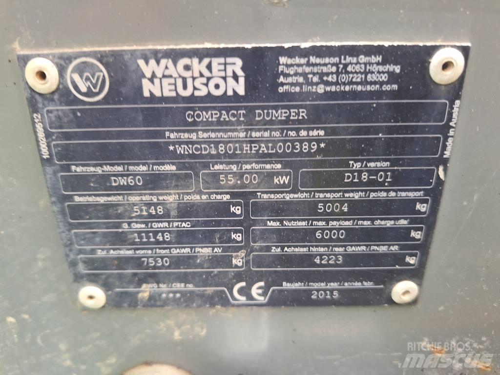 Wacker Neuson DW 60 Minidumper