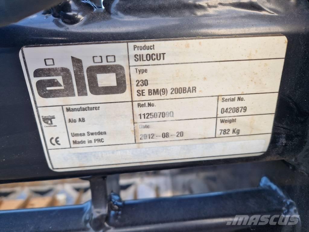 Ålö Silocut 230 . S-BM Frontladerzubehör