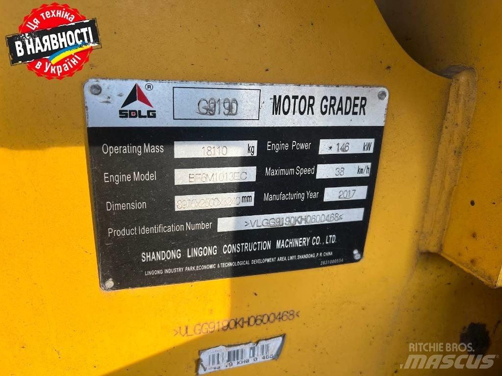 SDLG G 9190 Grader