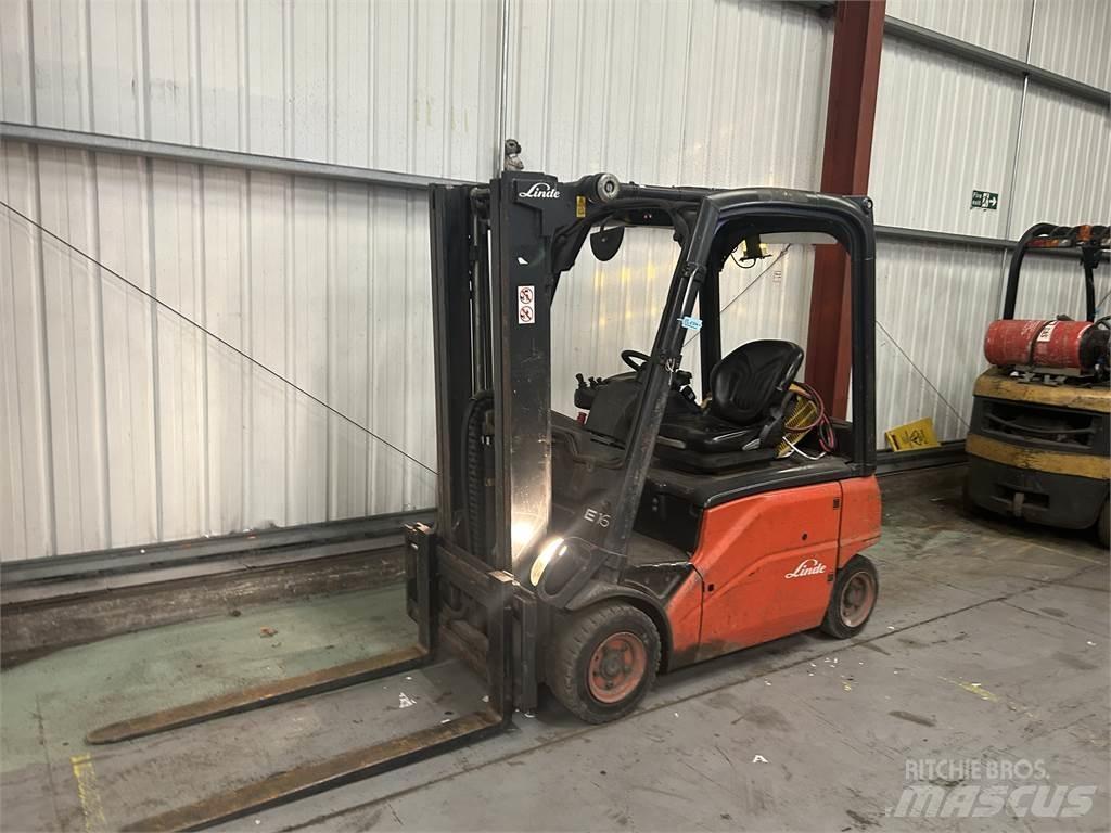 Linde E16P-01 Elektrostapler