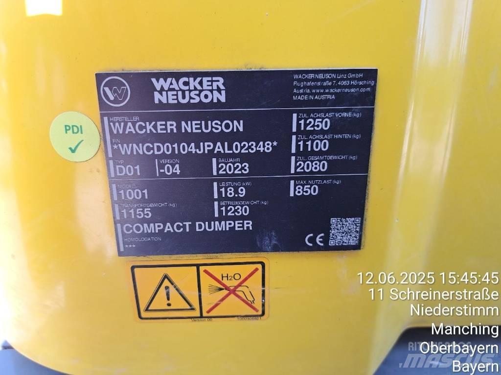 Wacker Neuson 1001 Minidumper