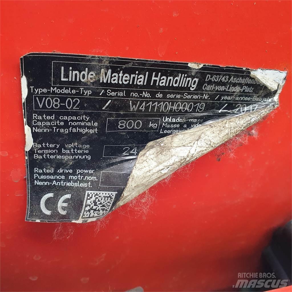 Linde V08-02 Mittelhub-Kommissionierer