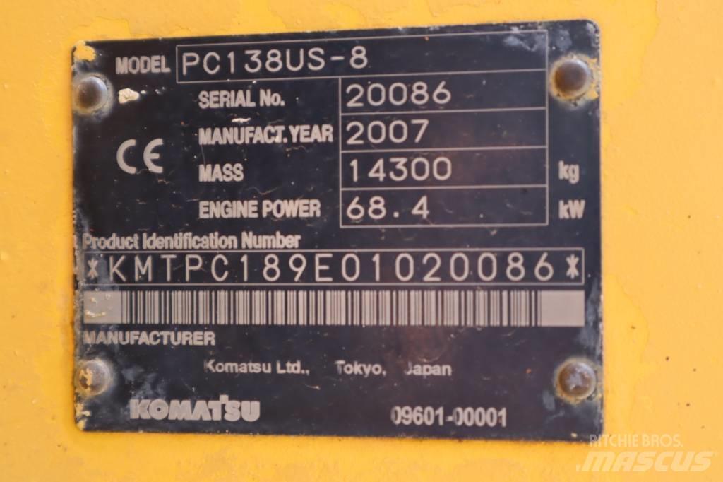 Komatsu PC138US-8 Raupenbagger