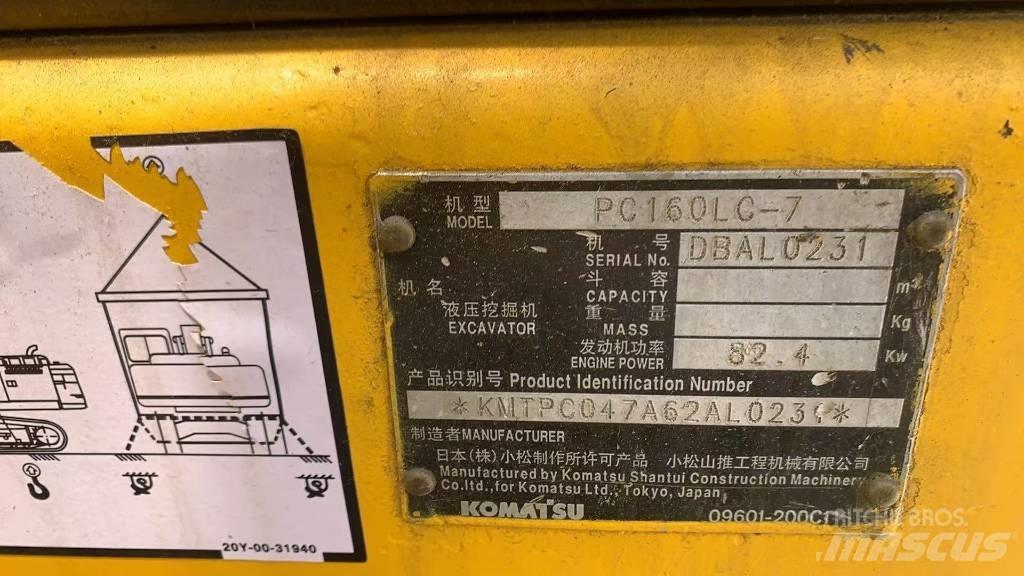 Komatsu PC 160 LC Raupenbagger