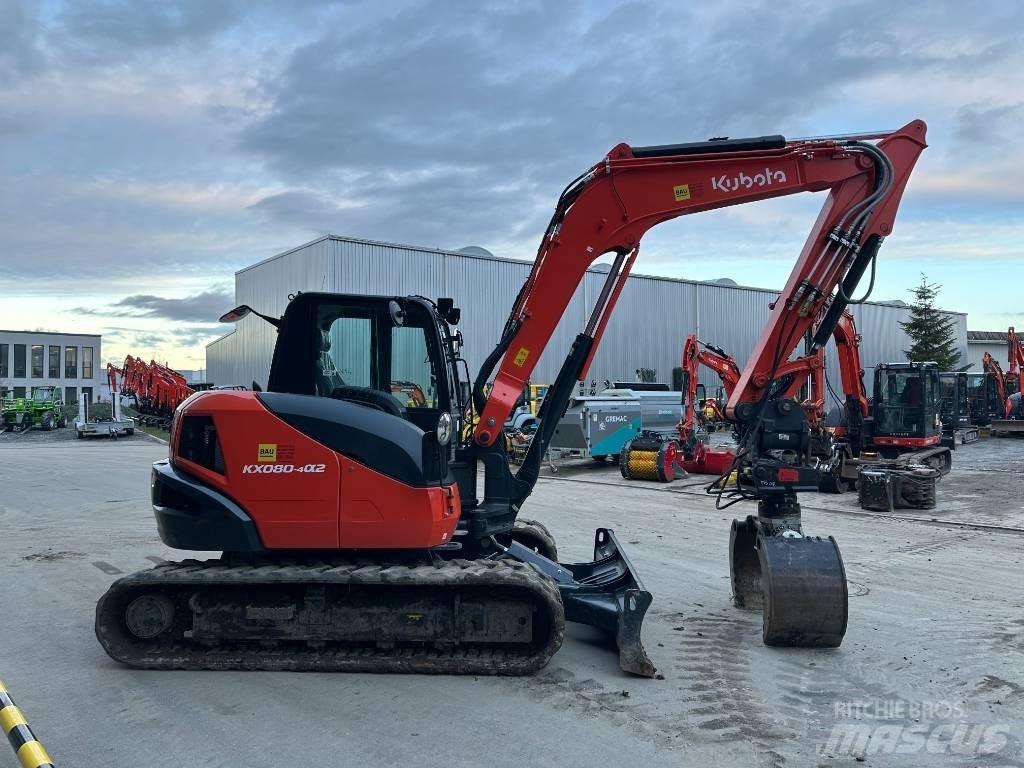 Kubota KX 080-4 Minibagger < 7t