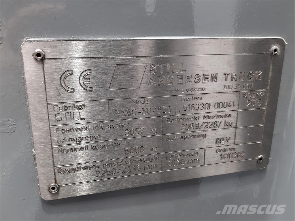 Still RX60 50 600 Elektrostapler
