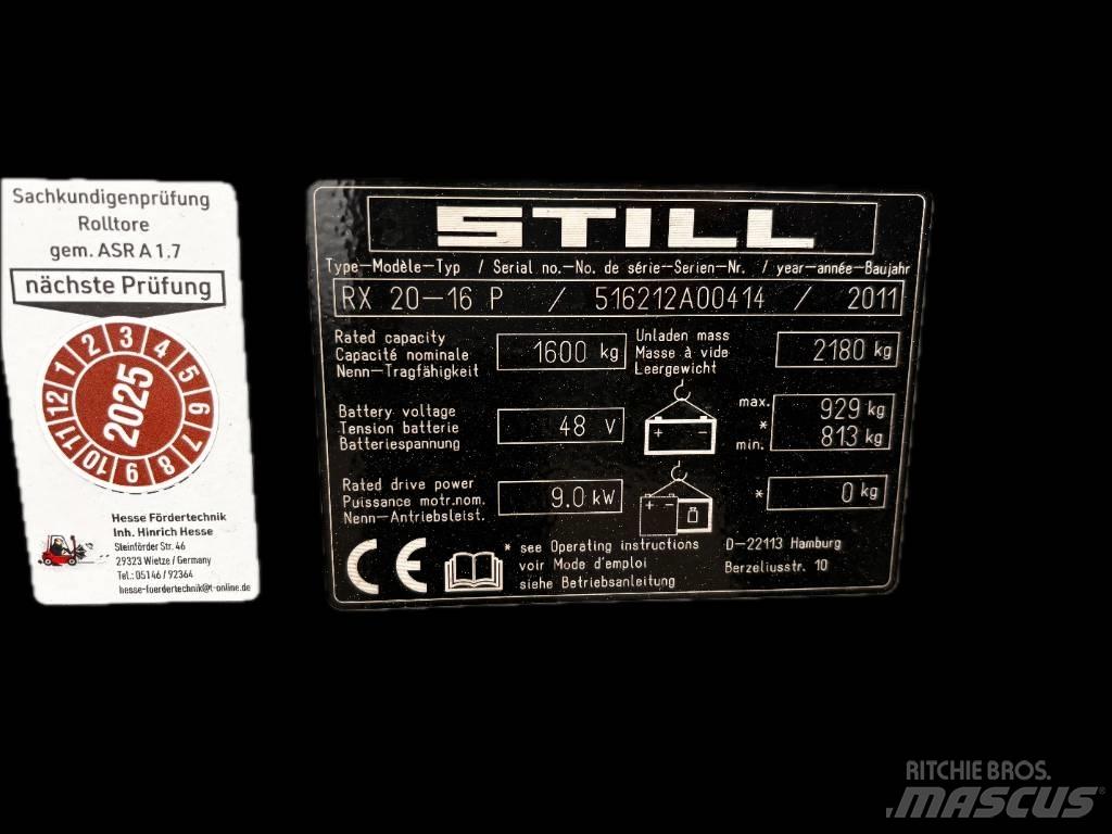 Still RX20-16P Elektrostapler
