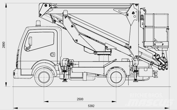 Palfinger P 240 AXE LKW-Arbeitsbühnen