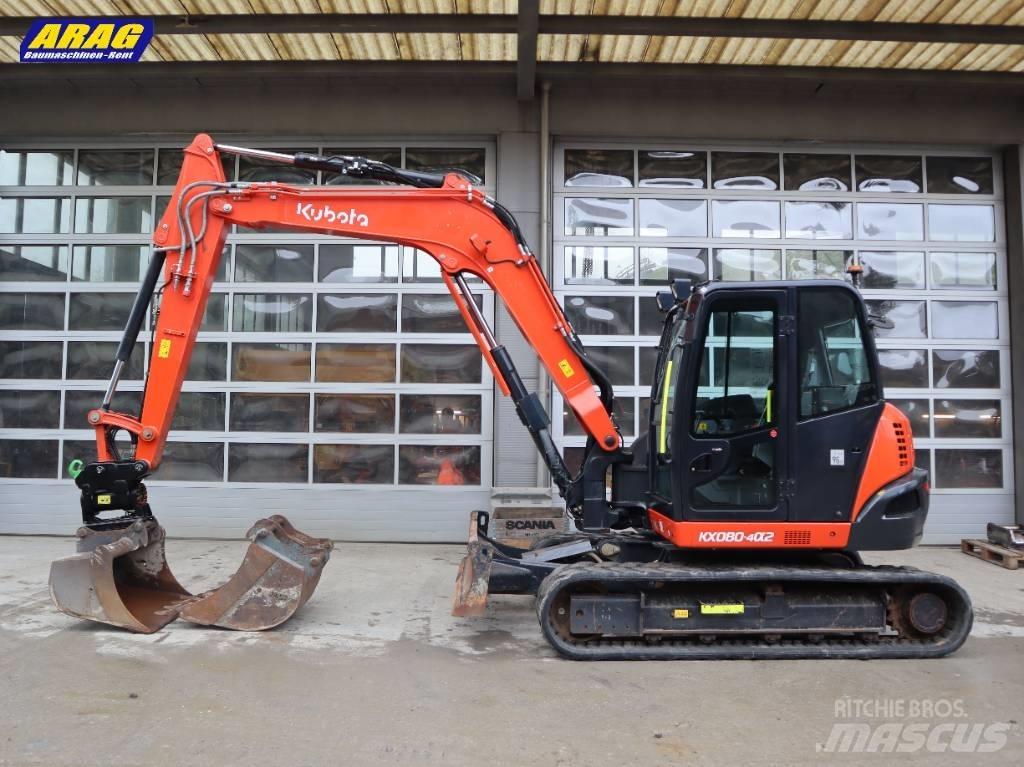 Kubota KX 080-4 Midibagger  7t - 12t
