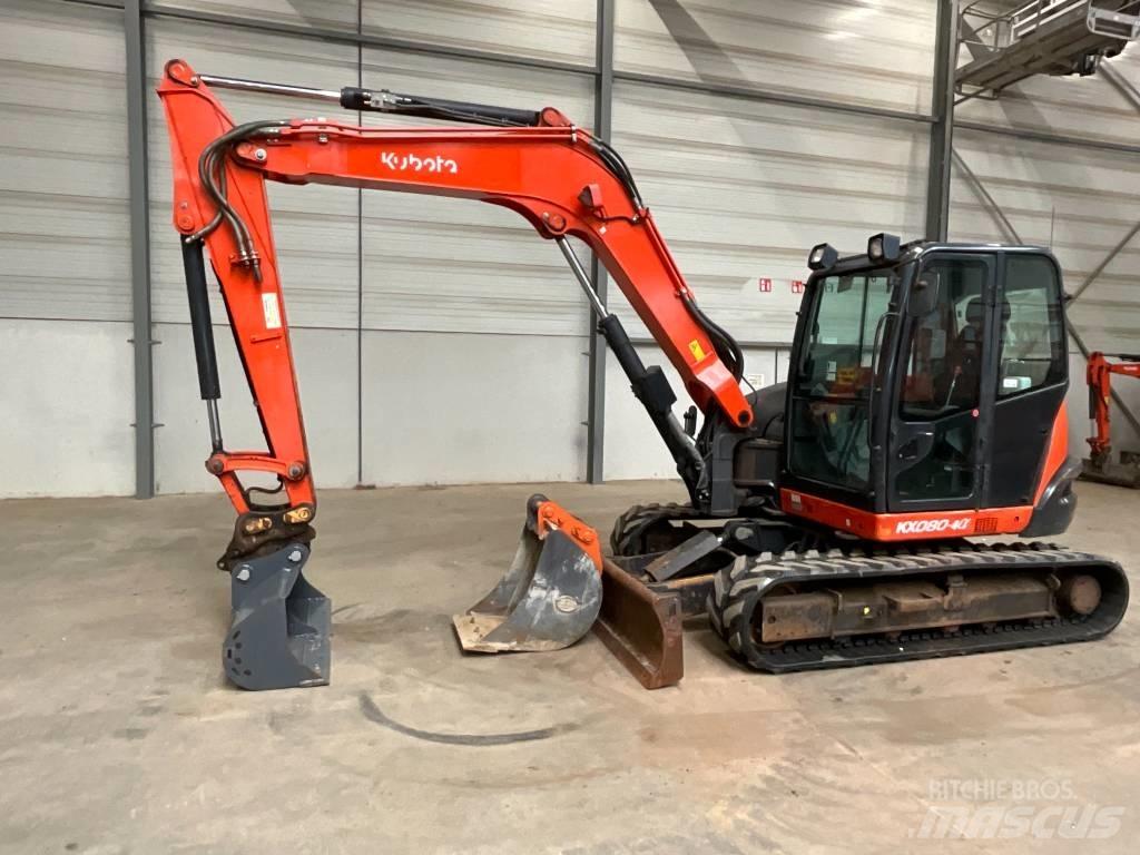 Kubota KX 080-4 A Midibagger  7t - 12t