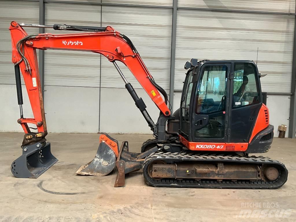 Kubota KX 080-4 A Midibagger  7t - 12t