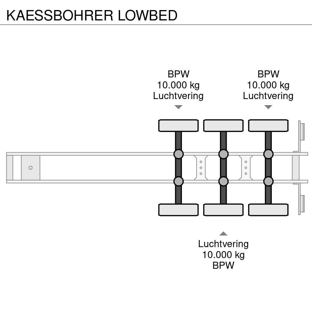 Kässbohrer LOWBED Tieflader-Auflieger