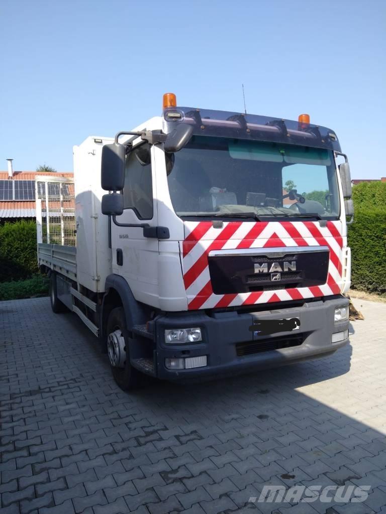 MAN TGM Pritschenwagen/Pritschenwagen mit Seitenklappe