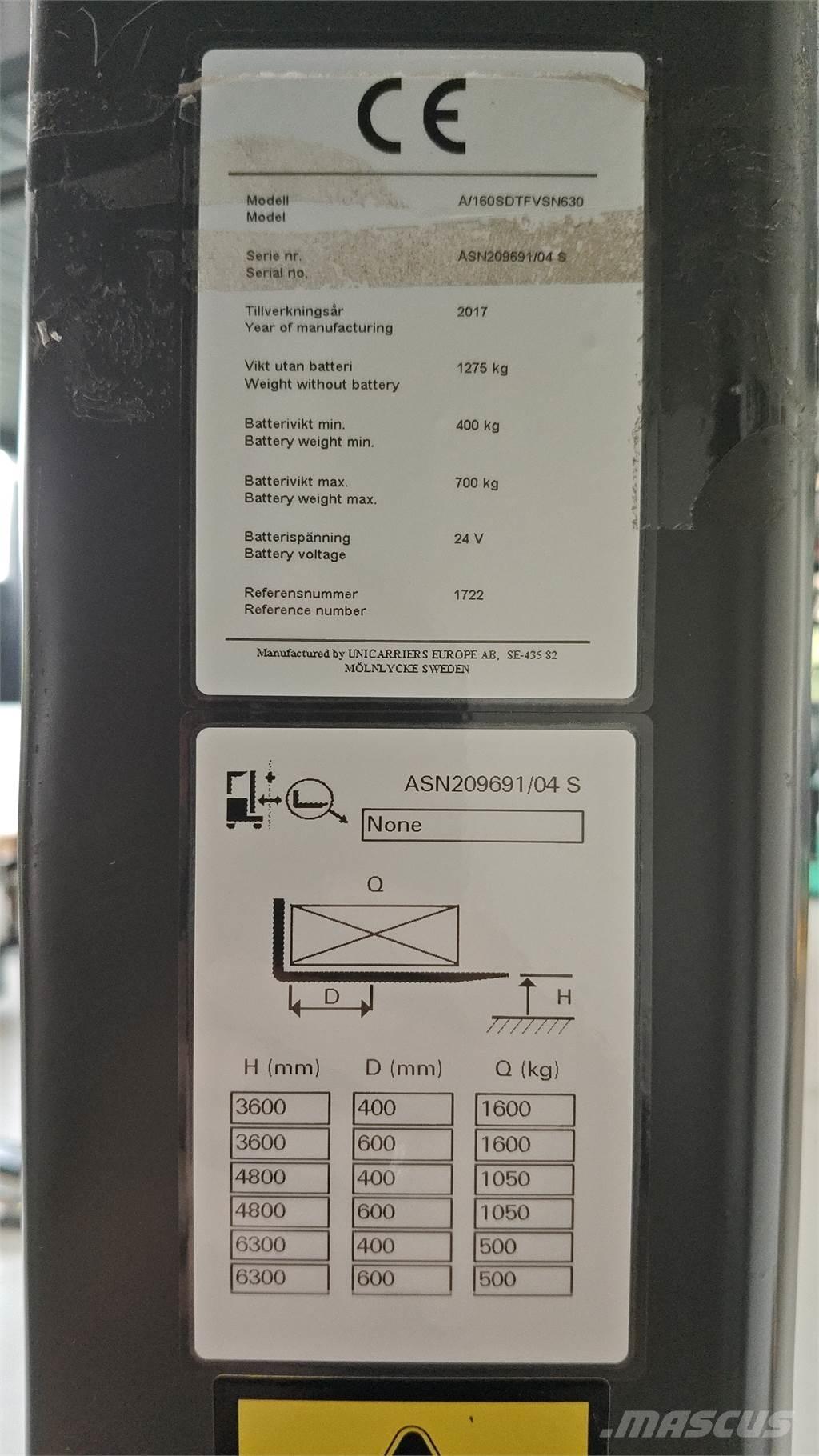 Atlet A160 Selbstfahrstapler