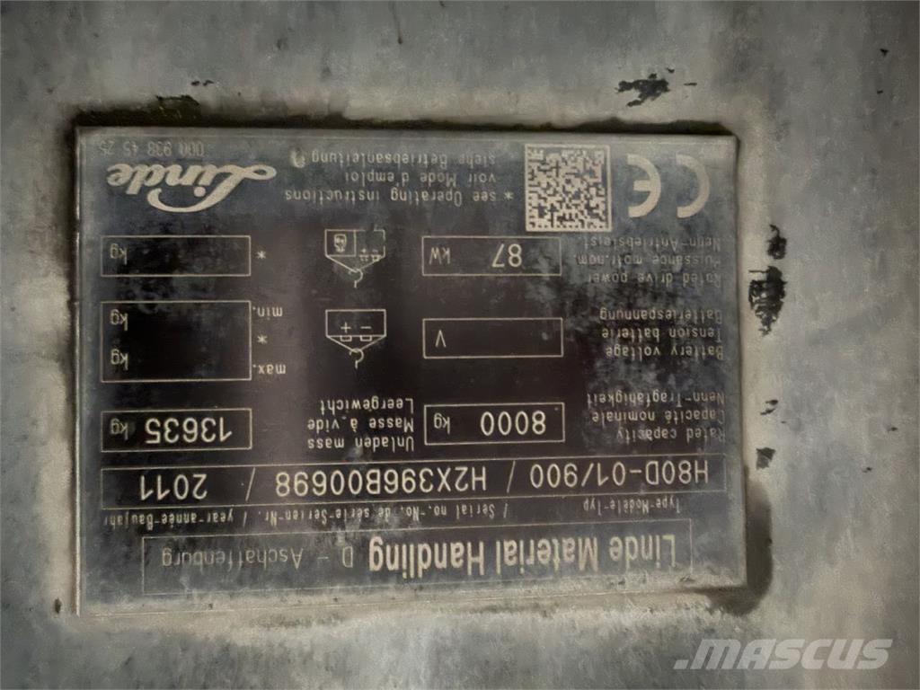 Linde H80D-01/900 Dieselstapler