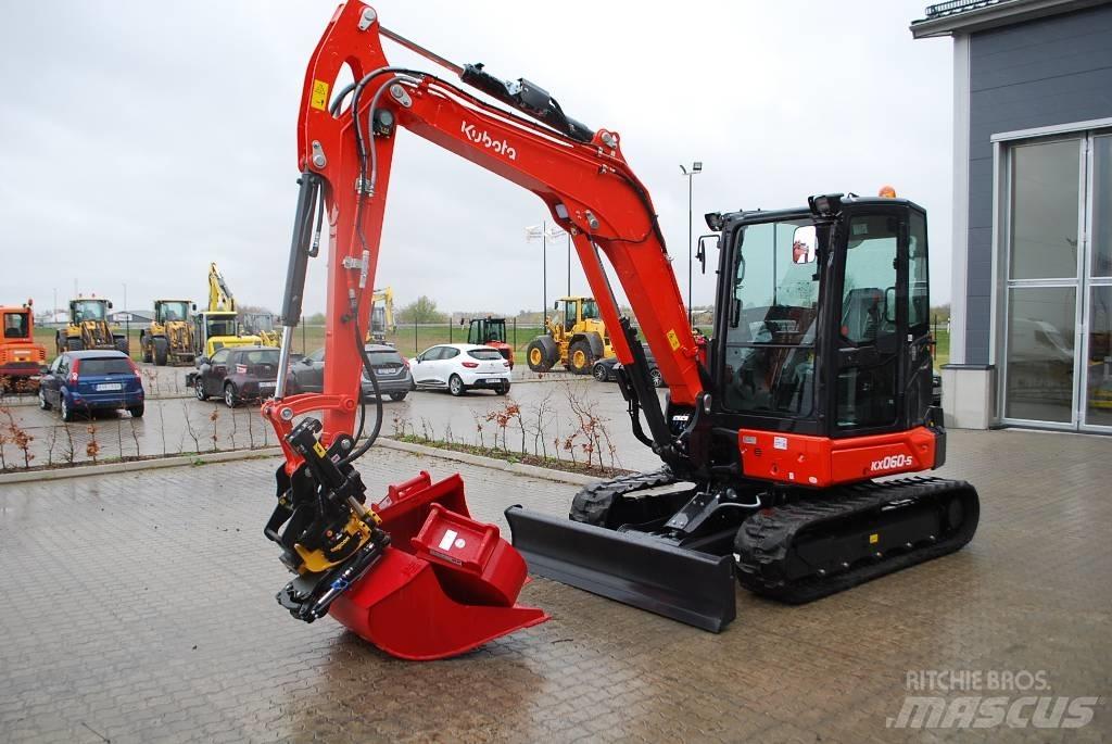 Kubota KX 060 - 6 tons Minibagger < 7t
