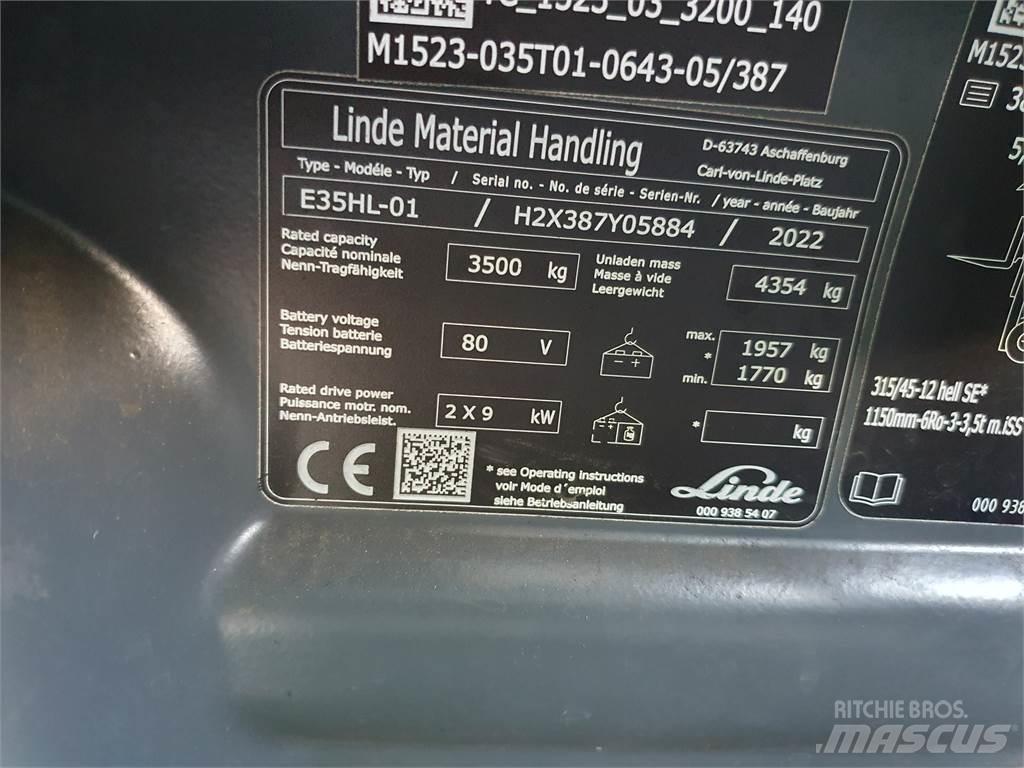 Linde E35HL Elektrostapler
