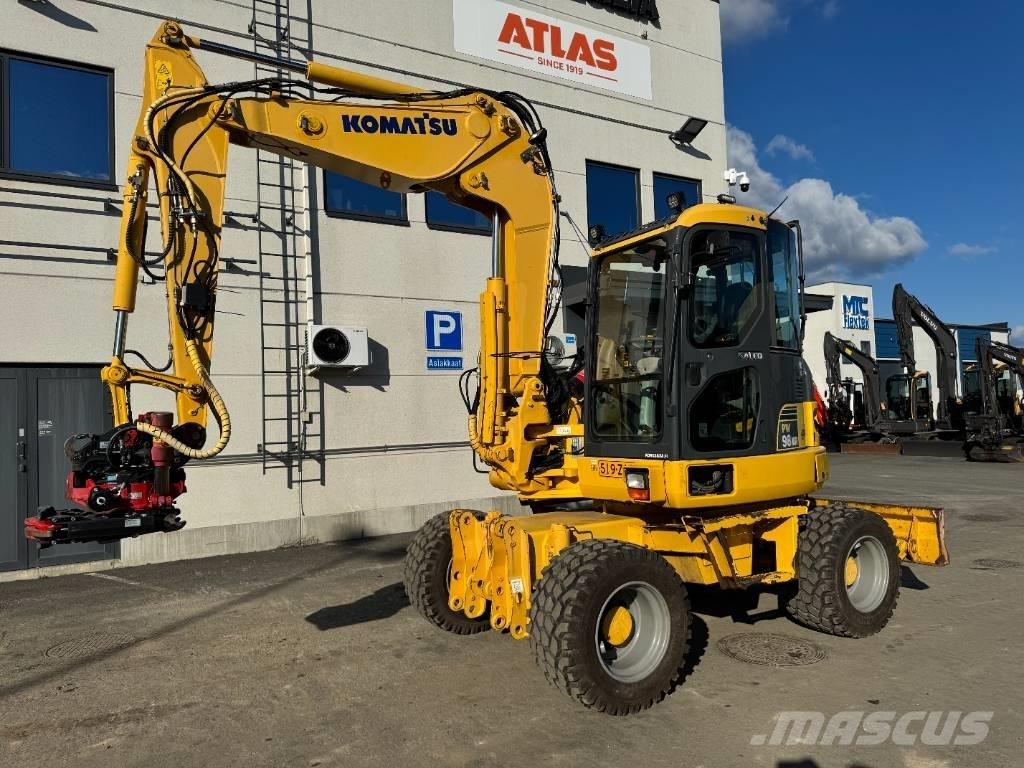 Komatsu PW 98 MR-6 Mobilbagger