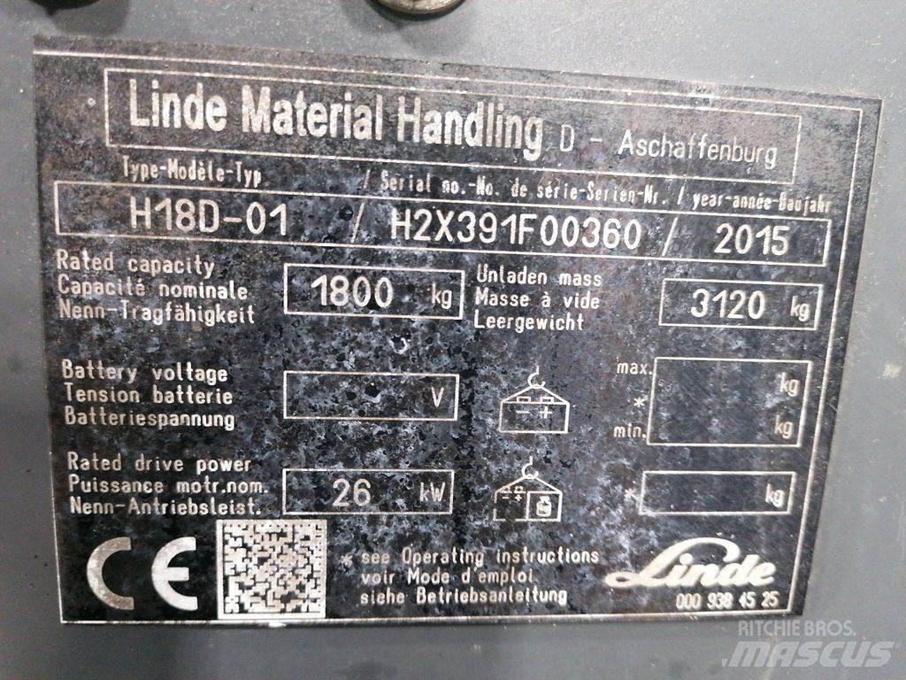 Linde H18D-01 Gasstapler