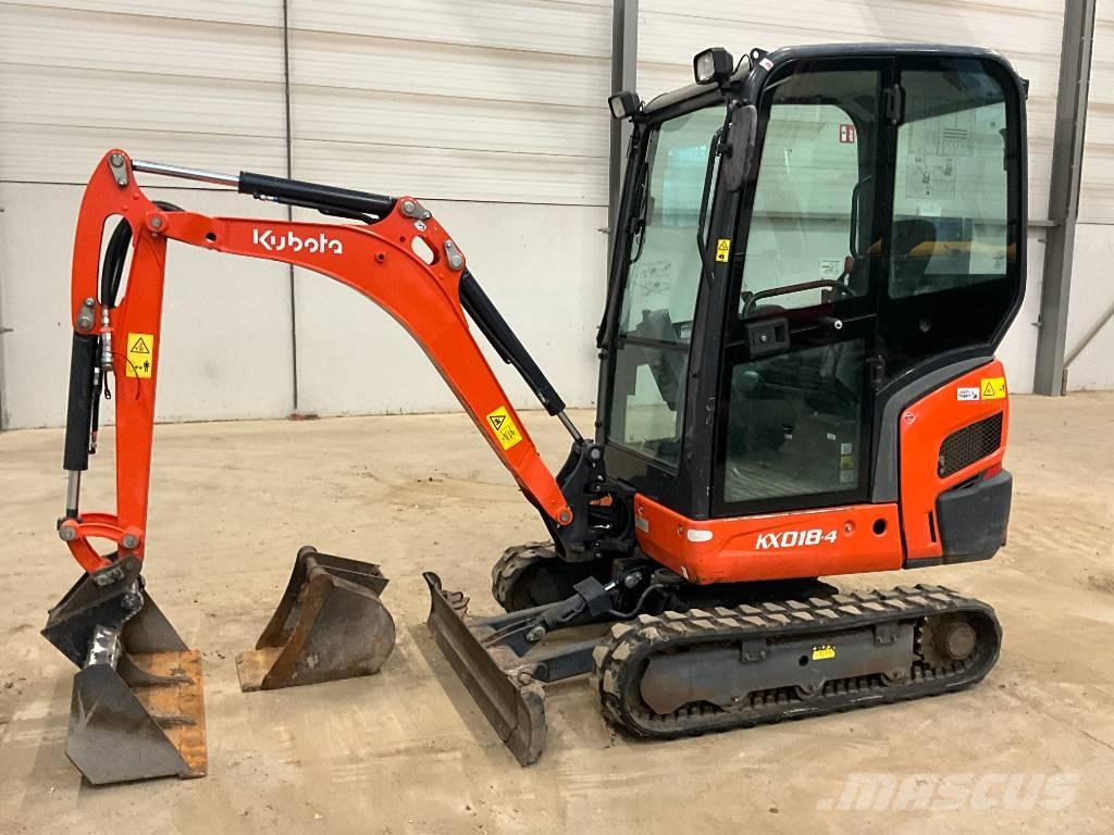 Kubota KX 018-4 Minibagger < 7t