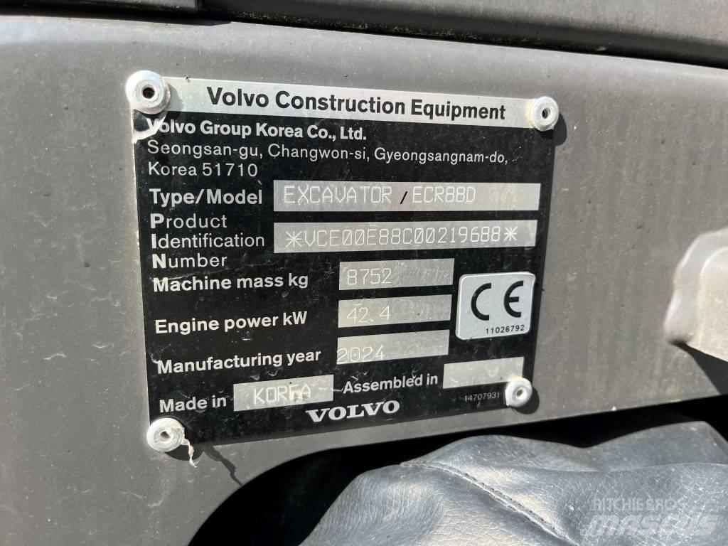 Volvo ECR88D Midibagger  7t - 12t