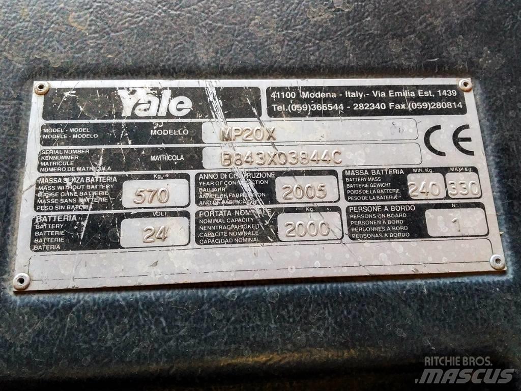 Yale MP20X Gabelstapler mit Fahrerstand