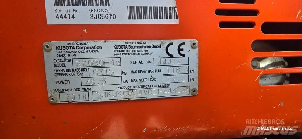 Kubota KX 080-4 CX Midibagger  7t - 12t