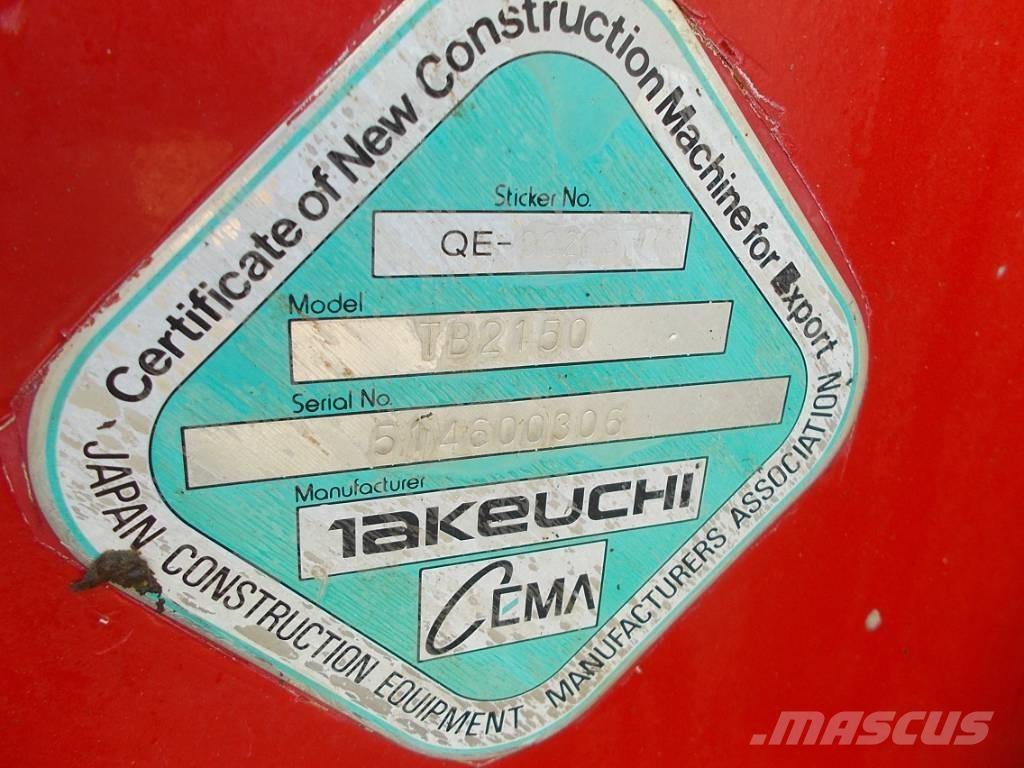 Takeuchi TB 2150 Raupenbagger
