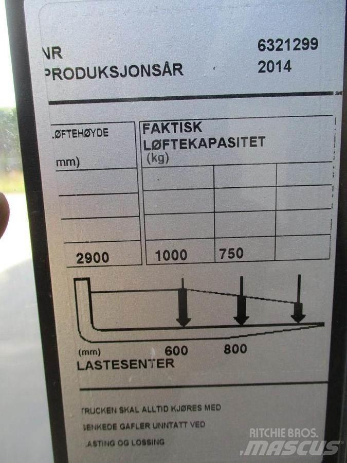 BT SWE 100 Deichselstapler