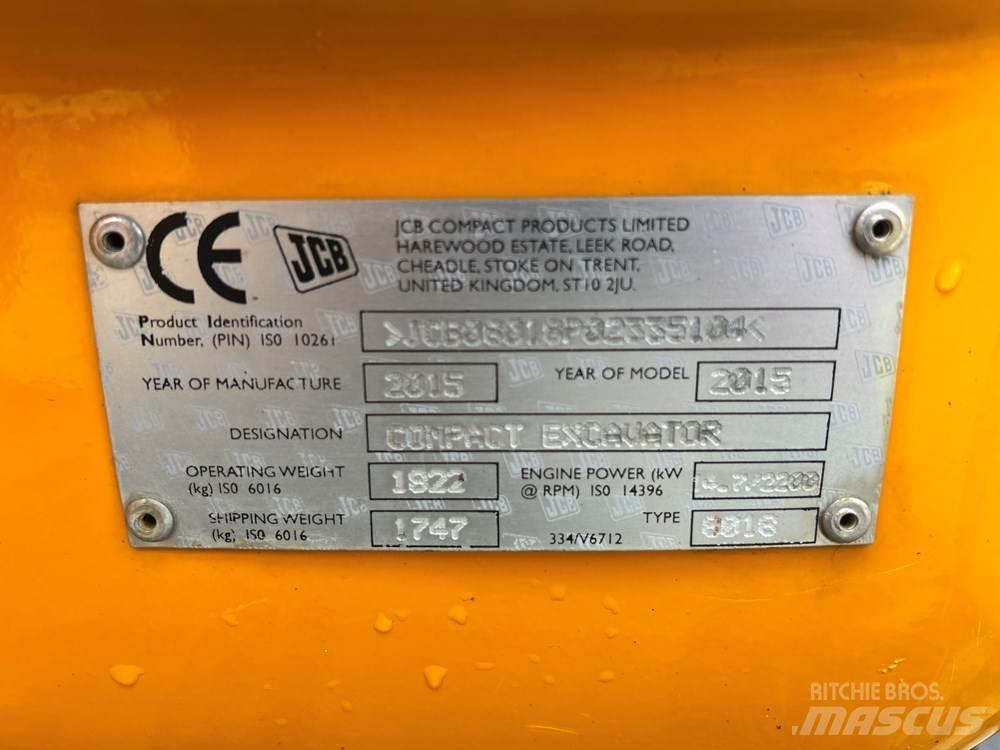 JCB 8018 Minibagger < 7t