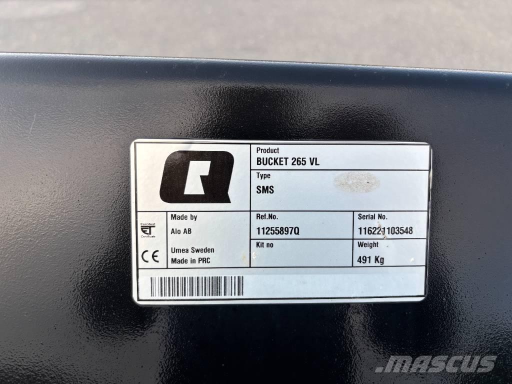 Quicke VL 265 SMS Front loader accessories