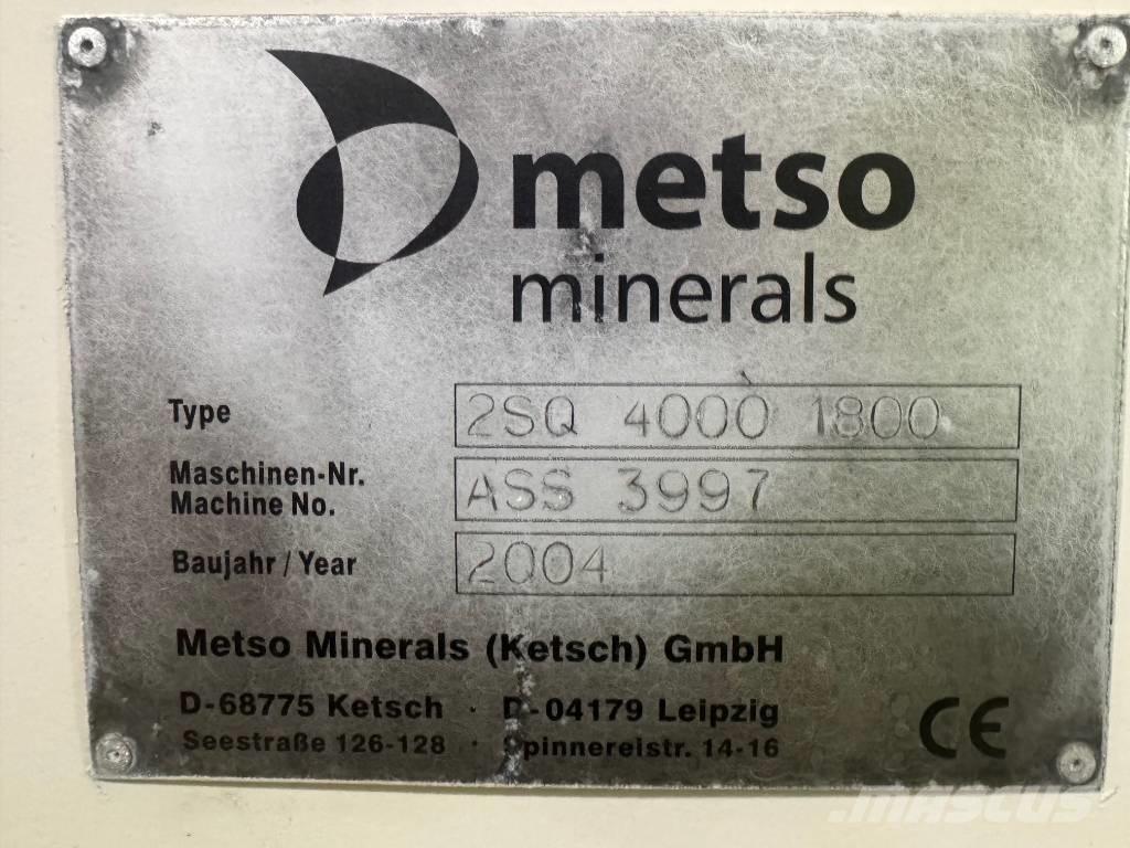 Metso 2SQ 4000 1800 Sieb- und Brechanlagen