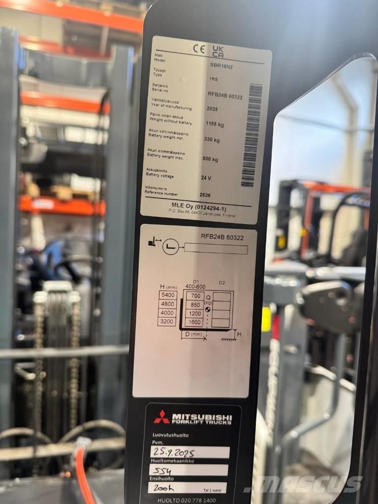 Mitsubishi SBR16N2 Selbstfahrstapler