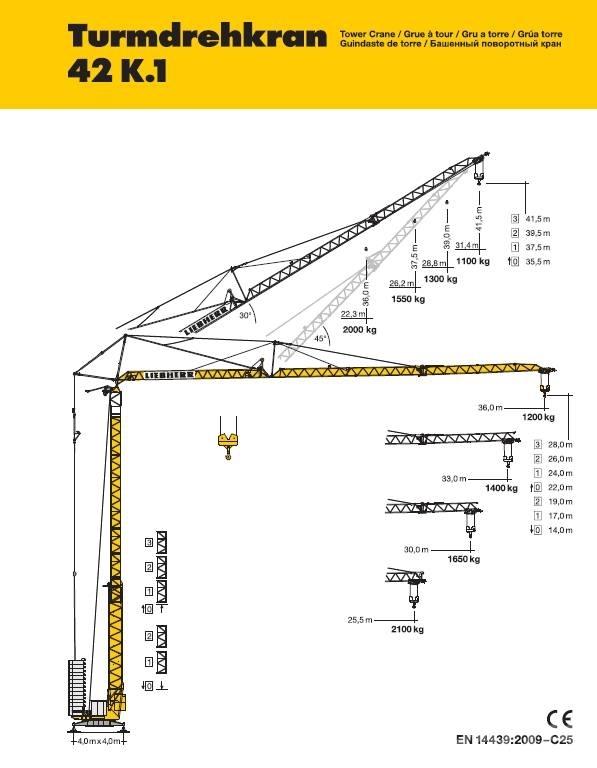 Liebherr 42 K.1 Turmdrehkrane