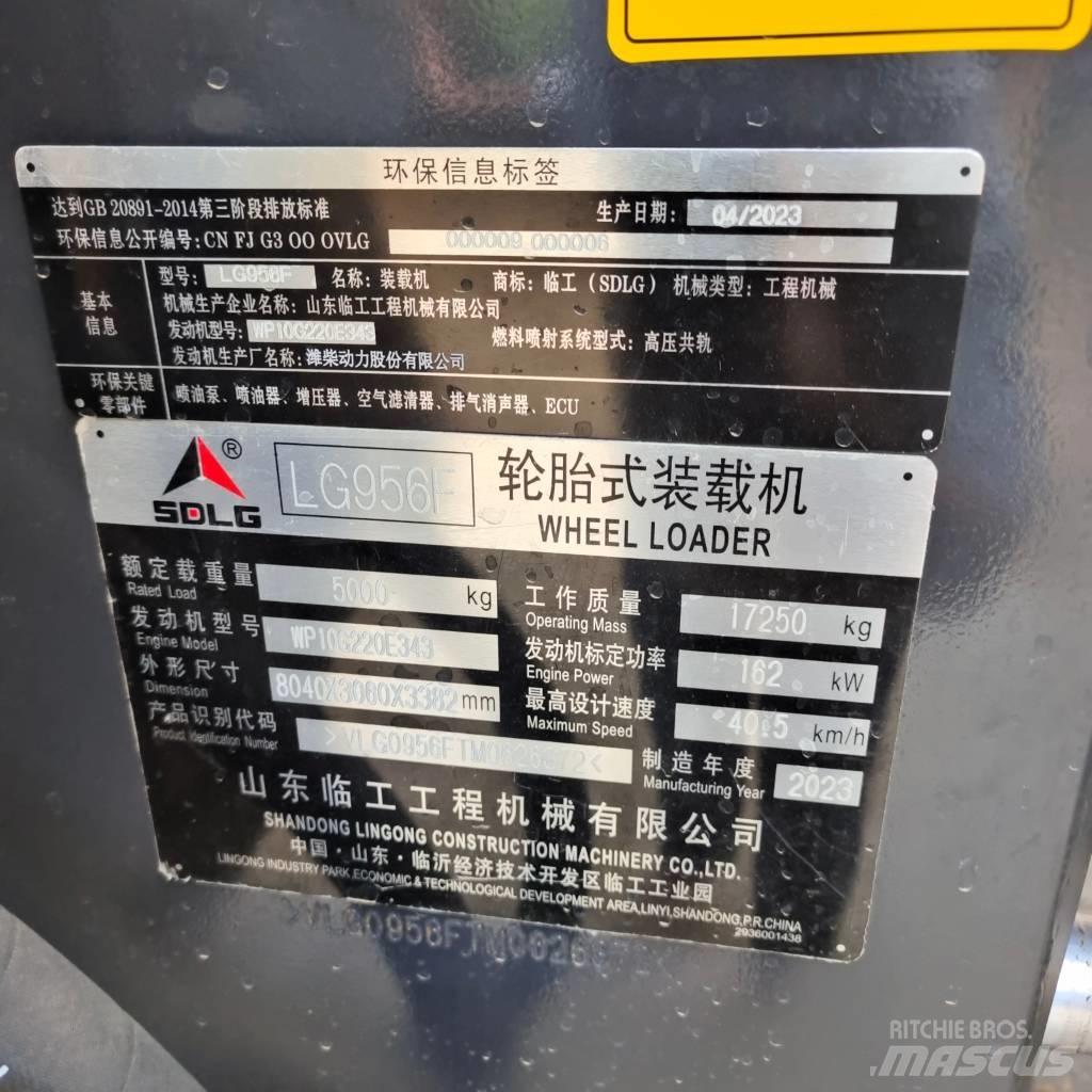 SDLG LG 956 F Radlader