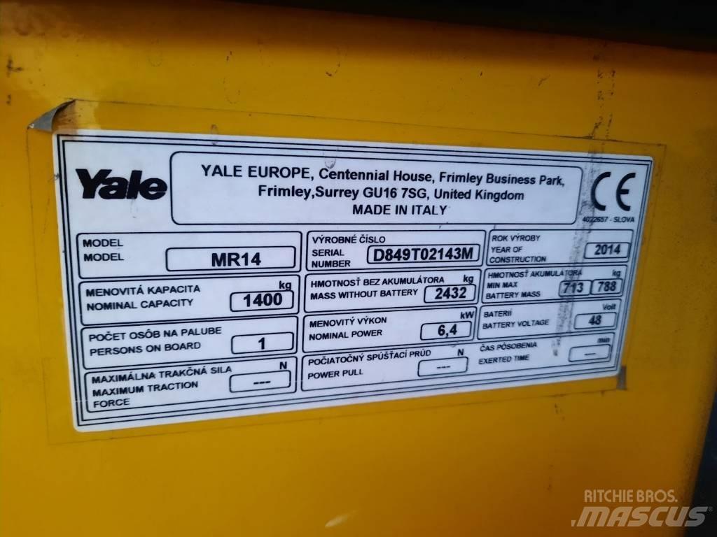 Yale MR14 Schubmaststapler