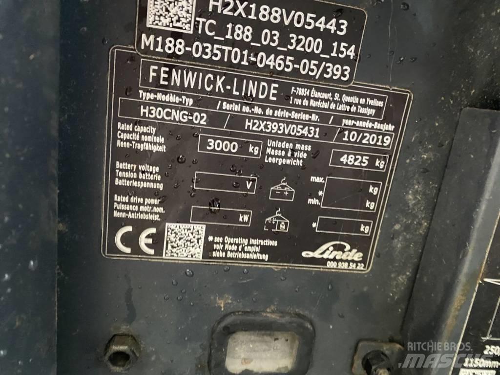Linde H30CNG-02 Gasstapler