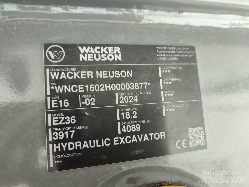 Wacker Neuson EZ 36 Minibagger < 7t