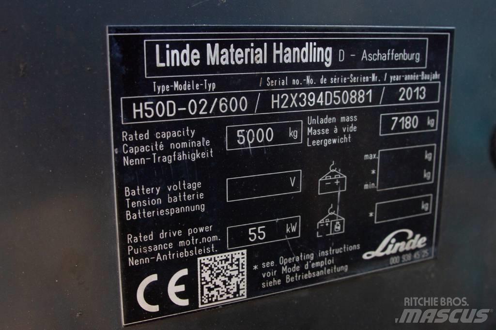Linde H50D-02/600 Dieselstapler