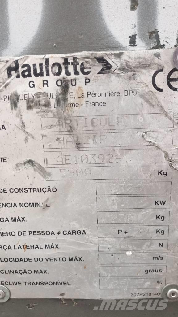 Haulotte HA 12 IP Gelenkteleskoparbeitsbühnen